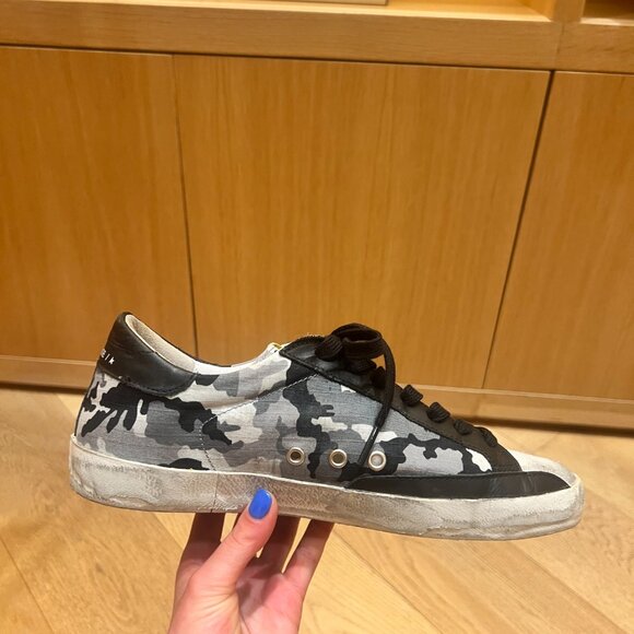 GOLDEN GOOSE - Superstar cloth low trainers - Picture 10 of 15